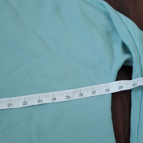 Frank & Eileen Womens Green Chic Feminine Cotton Oversized Hoodie Size Medium - Picture 3 of 7